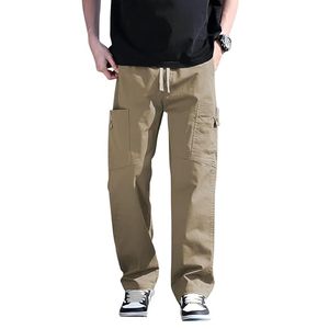 Men’s Cotton Cargo Pants | Casual <b>Trousers</b> for Men | Comfortable Lower for Men | Breathable Pants with 6 Pockets & <b>Drawstring</b> El - Product Image 3