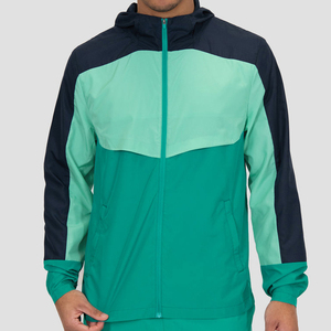 Veste coupe-vent d'hiver à capuche en jean imperméable et respirante, matelassée, avec logo frontal, faible MOQ, service OEM, haute qualité, vente chaude - Product Image 1