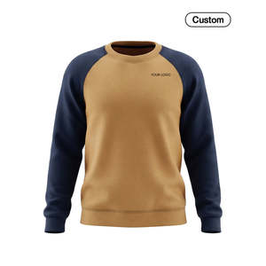 Vintage Washed Custom Men's Raglan Sweatshirt-Personalized <b>Crewneck</b> - Product Image 2