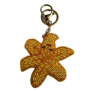 Designer Woven Seed Beaded Embroidery Coin Holder Keychain for <b>Backpack</b> Classic Pig Doll Design Eco-Friendly Handmade - Product Image 2