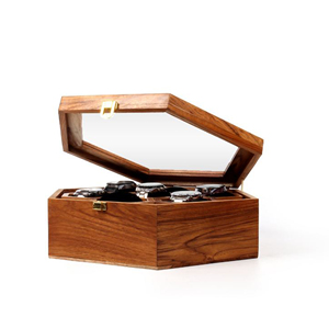 Caja de Reloj de Madera con Interior de Fibra de Carbono, Estuche de Exhibición de Relojes de Madera para Marcas de Lujo por AYAANS - Product Image 2