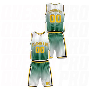 ชุดบาสเก็ตบอลสไตล์ใหม่ ราคาถูก แห้งเร็ว คุณภาพสูง เสื้อและกางเกงบาสเก็ตบอล ราคาขายส่ง ชุดกีฬาสำหรับทีม - Product Image 3