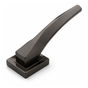 Premium Modern Curved Door <b>Handle</b> Lever | Stainless Steel PVD Gold Rose Gold Graphite Black Finish Decorative Door Hardwar - Product Image 1