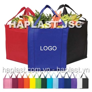Bolsa de lavandería reutilizable de plástico PP no tejido, reciclable, impresa en huecograbado, resistente, con asa larga. - Product Image 3