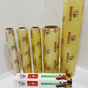 Custom printed Supplier High Quality PVC Cling Film for Food Plastic Cling Film Food Wrap with <b>Cutter</b> Stretch Eco-friendly 10mic - Product Image 5
