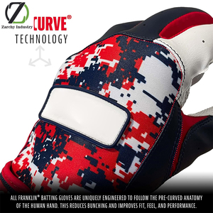 Gants de frappe pour jeunes unisexes - Digitek Camo Baseball Softball - Cuir de qualité supérieure antidérapant imperméable - Plusieurs tailles et couleurs - Product Image 4