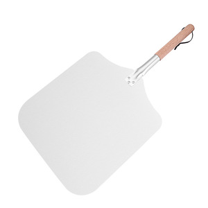 <span class=keywords><strong>Pala</strong></span> de pizza de aluminio de mango largo Peel Pastelería Herramientas Accesorios - Product Image 6
