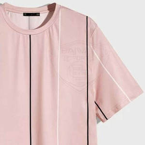 เสื้อยืดคอกลมทรงหลวมแฟชั่นดีไซน์ใหม่ล่าสุดขายดีปี 2026 ผลิตจากผ้าฝ้าย 100% พิมพ์ลายหลากสีสำหรับผู้ชาย - Product Image 6