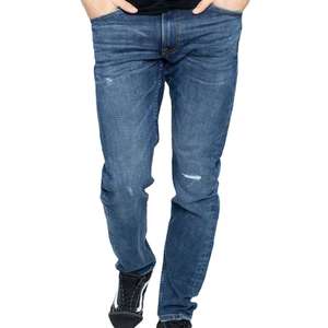 กางเกงยีนส์ทรงตรงสีขาวสไตล์ใหม่สำหรับผู้ชาย เอวกลาง ทรงเข้ารูป ยืดได้ ราคาถูกมาก - Product Image 4