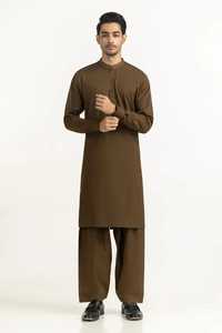Vêtements pour hommes à la mode, salwar kameez en tissu de coton, vêtements indiens et pakistanais, tenue ethnique à manches longues, qualité supérieure - Product Image 4