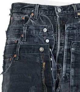 Shorts en jean vintage pour hommes, style cargo, coton confortable, séchage rapide, vêtements décontractés d'été, 220g, vente en gros, fabricant d'usine, pas cher - Product Image 2