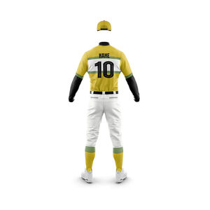 Uniforme de Béisbol Deportivo Personalizado Unisex de Alta Calidad, Secado Rápido, Transpirable, Absorbe la Humedad, Estilo Único, Ropa Deportiva Estampada - Product Image 3