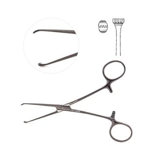 Instrumentos Quirúrgicos de Alta Calidad, Pinzas para Tejidos Allis, Pinzas Quirúrgicas de 4x5 Dientes, Instrumento Médico de Acero Inoxidable - Product Image 3