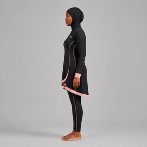Ensemble Burkini Modeste Femme Couvrant Entièrement Léger Séchage Rapide Écologique Décontracté Plage Protection UV - Product Image 2