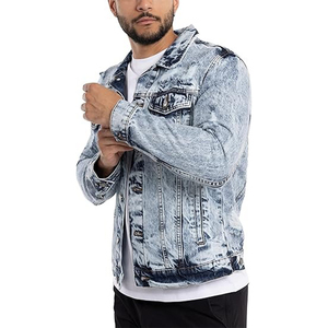 Latest Fashion Custom Printing <b>Denim</b> <b>Jacket</b> for <b>Men</b> Street Style <b>Men</b> Casual Clothing <b>Denim</b> <b>Jacket</b> for Sale - Product Image 1