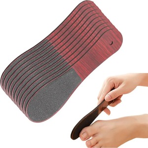 Râpe à pieds double face en bois avec trou de suspension, poignée antidérapante, éliminateur de callosités, prise en main confortable, utilisation humide et sèche - Product Image 6