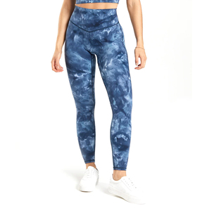 Legging de sport pour femme en coton et élasthanne, taille haute, avec cordon de serrage, compression, écologique, séchage rapide, Haus Industries - Product Image 1