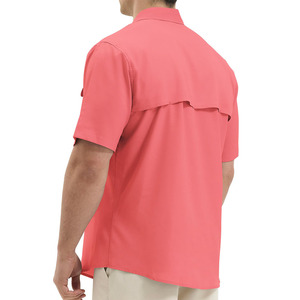 ผู้ผลิตเสื้อผ้าระบายอากาศ เสื้อตกปลา แฟชั่นทันสมัย เสื้อผ้ากีฬา เสื้อตกปลาสีพื้นสำหรับผู้ชาย - Product Image 2