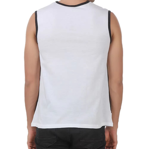Prix bas, personnalisez votre propre logo, débardeur pour homme en coton et polyester, couleur unie, vêtements de sport pour homme - Product Image 2