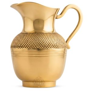 Carafe à eau en laiton, pichet en métal, produits de haute qualité, design accrocheur, poignée en laiton, article de boisson, article utilitaire - Product Image 1