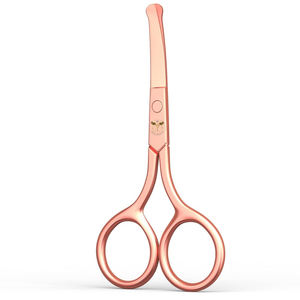 Tijeras Pequeñas Asontao para Cejas y Vello Nasal - Herramienta de Corte de Acero Inoxidable para Barbería, para Diestros, Ligeras - Product Image 1