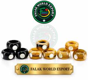 Bague en corne de buffle/vache naturelle polie de qualité supérieure, artisanat moderne, nouvelle fabrication artisanale par Falak World Export - Product Image 5