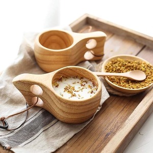 Premium Kuksa <b>Cup</b> Affordable Handmade Wooden Mug for Coffee Tea Outdoor <b>Camping</b> and Travel Use - Product Image 4