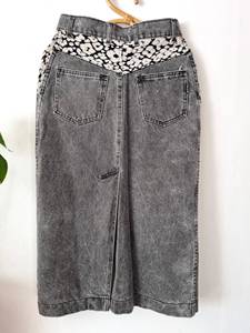GRACE COLLECTION Women's <b>Denim</b> Cardigan Regular Fit Pencil Silhouette Winter Casual Eco-Friendly Breathable Quick Dry - Product Image 4