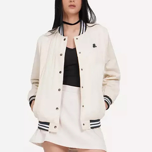 Personalized Women Varsity <b>Jacket</b> for Youth Winter Collection OEM Design <b>Lightweight</b> <b>Ladies</b> Varsity <b>Jacket</b> - Product Image 1