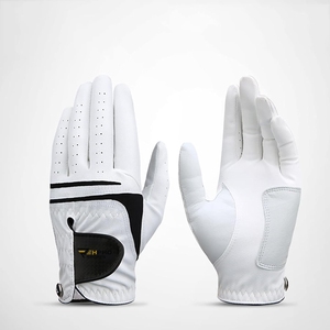 Guantes de Golf Premium de Piel Cabretta Antideslizantes para Exteriores, para Hombre, Mano Izquierda, Ligeros, Dedos Completos, Correa Ajustable en la Muñeca con Gancho y Bucle - Product Image 5