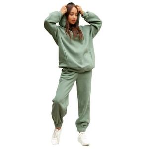 Ensemble de survêtement 2 pièces pour femme 2026 : Sweat à capuche et pantalon de jogging 100 % coton – Qualité supérieure pour le fitness et l'entraînement - Product Image 2