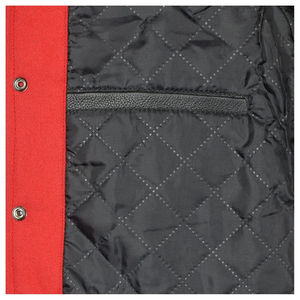 เสื้อแจ็คเก็ตวาร์ซิตี้คุณภาพสูงสำหรับผู้ชาย ปักโลโก้ได้ตามต้องการ ผ้าแคนวาส คอตั้ง ติดตัวอักษรด้านหน้า ขายส่งทุกขนาด - Product Image 5