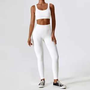 Conjunto de Yoga Personalizado para Mujer, Conjunto de Yoga sin Costuras para Mujer, Ropa Casual, Conjunto de Yoga para Mujer - Product Image 4