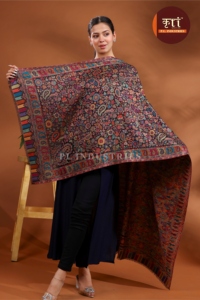 Solid <b>Wool</b> Blend Women's Long Winter Shawl & Scarf <b>Wrap</b> Daily Wear Custom Logo Durable Windproof - Product Image 5
