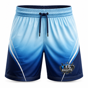 Shorts de football de haute qualité en maille polyester haute densité, ventilés, séchage rapide, légers, durables, excellence athlétique - Product Image 1