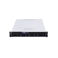 Chasis de Servidor en Rack 1U OEM, Color Negro, para Almacenamiento, GPU, Servidor de Almacenamiento en la Nube, con Ventilador, Disponible para Personalización