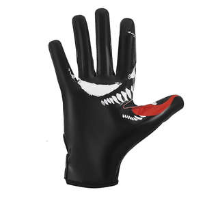 Gants de Football Américain de Qualité Supérieure pour Récepteurs, Paume en Latex Antidérapante, Cuir, Écran Tactile, Imperméables, Logo Personnalisé, Unisexe - Product Image 6