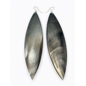 Pendientes artesanales de cuerno natural para mujeres y niñas, 100% natural, ecológico, hecho a mano, de lujo, de cuerno de vaca, buey, búfalo, de alta calidad. - Product Image 4