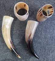 Support de décoration rustique pour la maison, fait main, en corne de buffle naturelle, écologique et polie