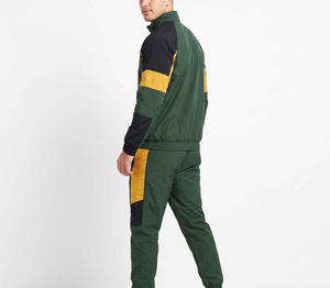 Custom Made Men's Zip-Up Polyester/Nylon <b>Tech</b> Windbreaker <b>Jacket</b> Pant Set 2-in-1 Design Quick Dry Breathable Lightweight Jogging - Product Image 2