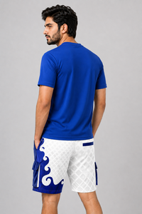 Pantalones cortos de sublimación para hombre diseñados para entrenamiento deportivo, correr y uso diario. Pantalones cortos de sublimación para hombre con la mejor calidad OEM. - Product Image 4
