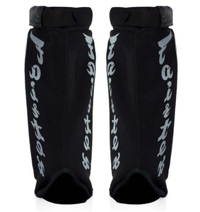 Protège-tibias Fairtex en cuir de haute qualité, sur mesure, professionnels, pour MMA, Muay Thai et Kickboxing. - Product Image 3
