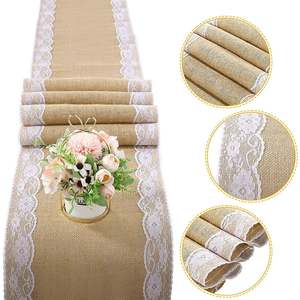 Decorative Jute Table Runner – Handmade Natural Fiber Table Cover for Wedding, Party and Home Decoration - Product Image 5