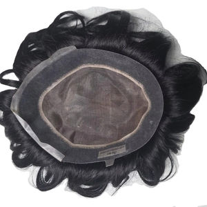 Peluca de Cabello Humano Mono de Primera Calidad Austrian Taz Hair Bangladesh con Estilos Naturales y Ondas Profundas - Product Image 1