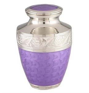 Atuendos funerarios metálicos de diseño atractivo para cenizas de adultos, urnas de cremación para recuerdos conmemorativos, urnas de cremación de gran venta. - Product Image 1