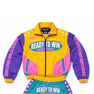 ชุดวอร์ม Ready To Win Industries แบบ unisex แขนยาว สีสันตัดกัน ผ้าโพลีเอสเตอร์ สไตล์ Y2K ระบายอากาศได้ดี เหมาะสำหรับฤดูร้อน - Product Image 5