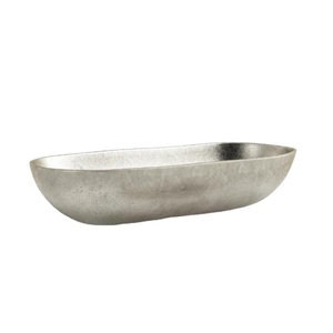 Handcrafts Leaf <b>Bowl</b> Dates Dryfruits <b>Serving</b> Dish Decorative Metal <b>Bowls</b> Holiday <b>Christmas</b> Table Decor American <b>Bowl</b> Made-India - Product Image 6