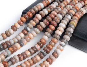 ลูกปัดหินอาเกตสีแดงธรรมชาติทรงรอนเดลล์ สำหรับทำเครื่องประดับ สร้อยข้อมือ สร้อยคอ งานฝีมือ DIY - Product Image 5