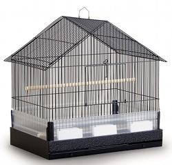 Jaula para pájaros vintage de acero inoxidable con revestimiento dorado, incluye soporte, bebedero y comedero con vasos de plástico, fácil de limpiar, adecuada. - Product Image 2