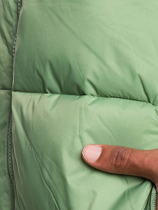 Chaquetas de burbujas de poliéster para hombre al por mayor, de invierno, para exteriores, cortavientos, con capucha, cuello alto, cremallera frontal, logotipo personalizable - Product Image 6